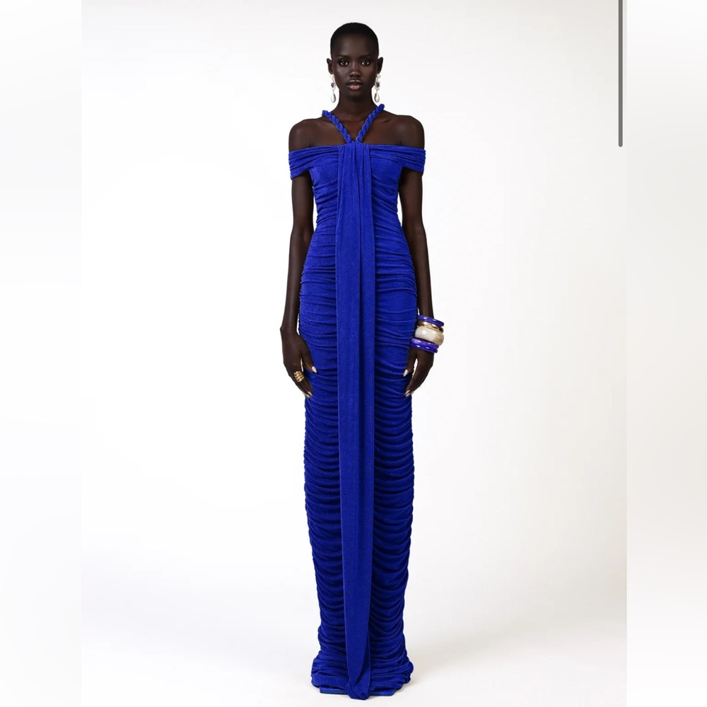 Khanums Royal Blue Korro Dress